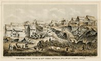 Manhattan egyik legrosszabb negyede, Dutch Hill 1863-ban (kép forrása: blog.nyhistory.org)