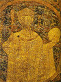 István egyetlen fennmaradt korabeli ábrázolása, amely a koronázási paláston található (kép forrása: Wikimedia Commons)