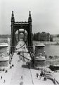 1907, Erzsébet híd a Gellérthegyről nézve