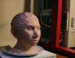 A rekonstruált arc 3D-nyomtatással elkészített változata (kép forrása: hvg.hu / Maayan Harel / Cell)