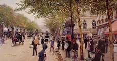 Párizs a Belle Époque idején (kép forrása: melty.fr)
