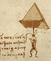 Leonardo da Vinci ejtőernyővázlata (kép forrása: sciencesource.com)