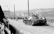 T–54 harckocsi a Margit-hídon valamikor november 4. után (kép forrása: Pinterest)