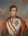 Ferenc József 1851-ben Eduard Klieber festményén (kép forrása: Wikimedia Commons)