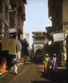 Kairó utcáin sétálgatók színes kavalkádja