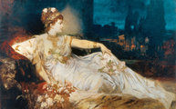 Messalina császárné Hans Makart 19. századi festményén (kép forrása: ancient-origins.net)