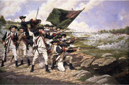 A Kontinentális Hadsereg katonái a Long Island-i csatában, 1776. augusztus 27-én (kép forrása: goodfreephotos.com)