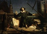 Jan Matejko: A csillagász Copernicus beszélgetése Istennel (1872) (kép forrása: Wikimedia Commons)