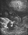 Leviatán elpusztítása egy 19. századi brit bibliaillusztráción (kép forrása: Wikimedia Commons)