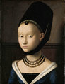 Petrus Christus: Fiatal lány portréja (kép forrása: Wikimedia Commons)