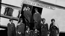 Az „égi lányok” első csoportja (Ellen Church az ajtóban baloldalt), 1930. (kép forrása: businesstraveller.com)