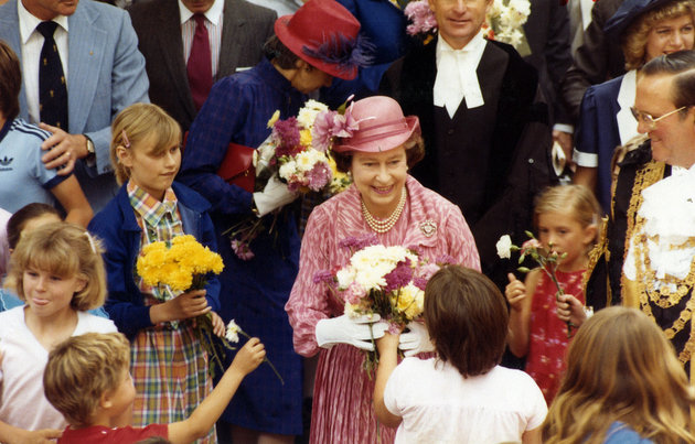 II. Erzsébet az ausztráliai Brisbane-ben, 1982.