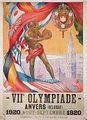 Az antwerpeni olimpia plakátja