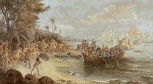 Cabral embereinek partra szállása