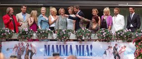 A Mamma Mia! musical 2008-as bemutatóján (Björn jobbról a második, szemüvegben)