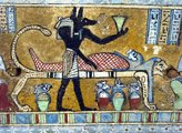 Az eljárás ábrázolása Anubisz istennel (kép forrása: Flickr)