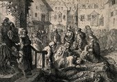 A pestis a svájci Winterthurban, 1328. március (kép forrása: Wikimedia Commons)