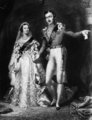 Viktória királynő és Albert herceg a Szent Jakab-palotában tartott szertartás után, 1840. február 10. (kép forrása: Wikimedia Commons)