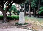 Tüköry mellszobra Palermóban (kép forrása: ma7.sk)