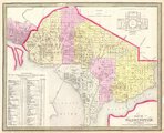 Washington D.C. térképe 1850-ből
