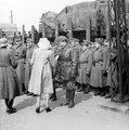 Józsefvárosi pályaudvar, frontra induló katonák búcsúztatása (1942)