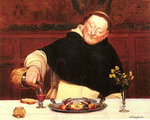 Walter Dendy Sadler: A szerzetes étkezése (kép forrása: Wikimedia Commons)