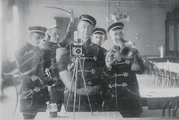 Német tisztek közös szelfije 1912-ből