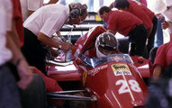 Stefan Johansson, a Ferrari csapat versenyzője, 1986.