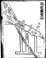Egy Ming-dinasztia (1368-1644) korabeli tüzérségi eszköz ábrázolása Kínából (kép forrása: Wikimedia Commons)