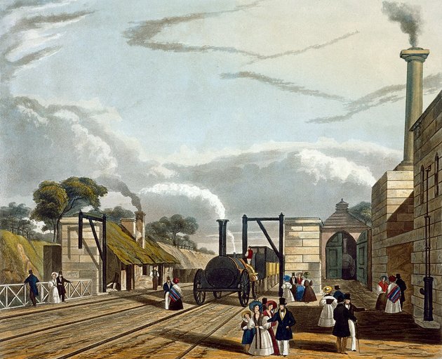 A Parkside állomás 1831-ben