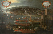 Vicent Mostre: A moriszkók partra szállása az algériai Oránban (1613.) (kép forrása: Wikimedia Commons)