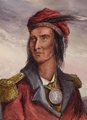 Tecumseh törzsfőnök (kép forrása: Wikimedia Commons)
