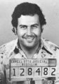 Escobar rendőrségi fotója 1977-ből