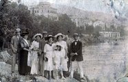 Az abbáziai tengerpart a mai Hotel Istra környékén (1904)