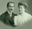 Gundel Károly és neje, Blasutigh Margit 1907-ben