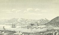 A városka látképe 1861-ben