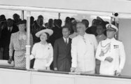 VI. György és felesége, Erzsébet Franklin és Eleanor Roosevelt társaságában a USS Potomac fedélzetén 1939 júniusában