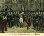 Napóleont nem fosztották meg császári címétől, mert az az általa aláírt nemzetközi szerződések miatt számos bonyodalmat okozott volna