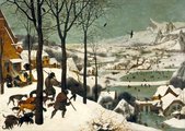 Id. Pieter Brueghel, Vadászok a hóban, 1565.