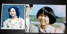 A bal oldali fotón állítólag az immár felnőtt Jokota Megumi látható, jobbra egy még Japánban készült fotó