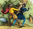 Robin Hood vívja harcát a tímárral