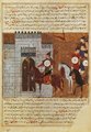Mongol csapatok ostromolnak egy erődítményt a perzsa Rasid al-Din által készített A török törzsek és Dzsingisz kán dinasztiájának története című 14. századi műben