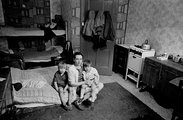 Anya és gyermekei egy maryhilli egyszobás lakásban. Éjszakánként égve hagyták a villanyt, hogy megpróbálják elriasztani a patkányokat