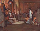 Hammurapi palotájában. Kr. e. 1792 és 1750 közötti uralkodása során Hammurapi kiemelte Babilont Mezopotámia középhatalmainak sorából, és a térség vezető államává tette.