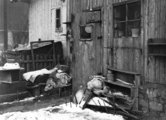 Zita-telepi barakk a Gyáli út, Könyves Kálmán körút és Üllői út által határolt területen, 1940. (Fortepan/Ferencvárosi Helytörténeti Gyűjtemény)