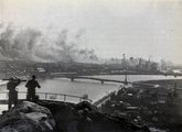 Ferencváros ipartelepek bombázása 1944-ben. (Fortepan/Fortepan)