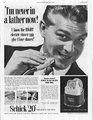 Schick-villanyborotva reklám az 1950-es évekből
