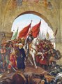 II. Mehmed oszmán szultán bevonulása Konstantinápolyba