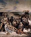 Eugène Delacroix festménye a Khiosz szigeti mészárlásról
