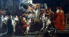 Peter Paul Rubens: IV. Henrik apoteózisa és Medici Mária régensségének kikiáltása, 1610. május 14.